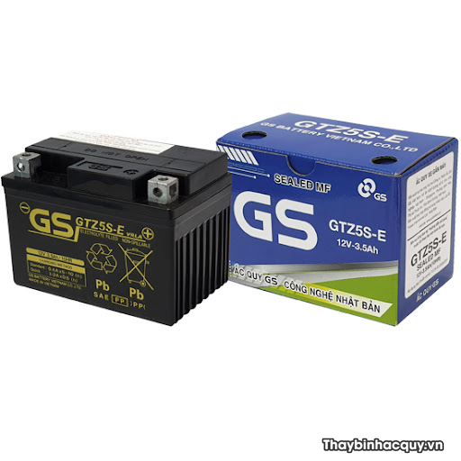 Bình ắc quy GS GTZ5S-E 12V-3.5Ah