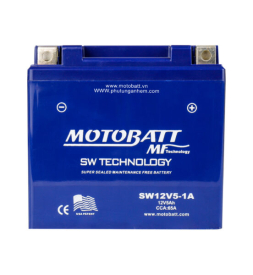 Bình ắc quy khô Motobatt SW12V5-1A 12V-5Ah