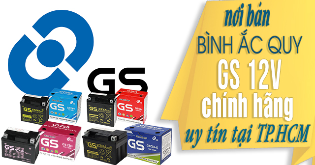 Nơi bán bình ắc quy GS 12V chính hãng uy tín tại TPHCM