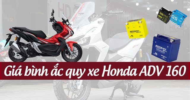 Giá bình ắc quy xe máy Honda ADV 160 bao nhiêu?