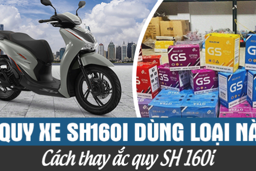 Acquy xe SH160i dùng loại nào? Cách thay ắc quy SH 160i